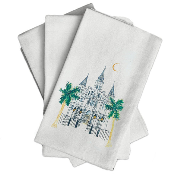 New Orleans Cathedral Towel